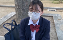 【＃74-2】芋で眼鏡な文学処女、久しぶり二度目のハメ撮りエッチ。駅のトイレで露出したり、剛毛ピュアまんこにまた中出しされて妊娠不可避だった